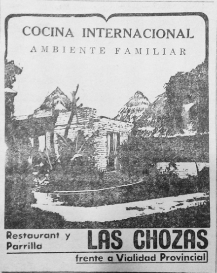 restaurante las chozas