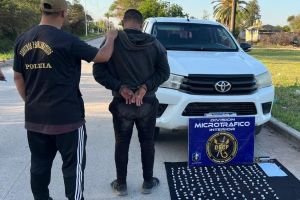Lo detuvieron con más de 200 envoltorios de marihuana