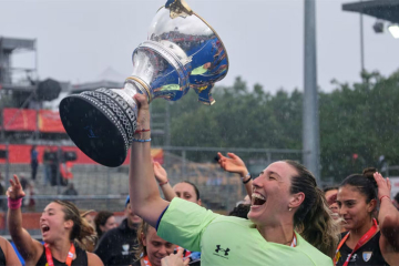 La arquera Cristina Cosentino, gran heroína de Las Leonas