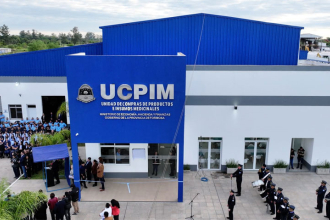 El gobernador Insfrán inauguró las obras de la Unidad de Compras de Productos e Insumos