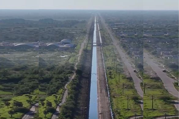 Vialidad Provincial completó la limpieza del canal Soberanía