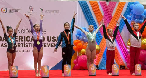 Destacada participación de gimnastas chaqueñas en Paraguay
