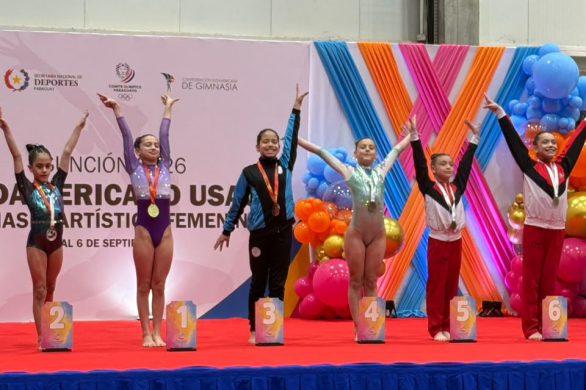 Destacada participación de gimnastas chaqueñas en Paraguay
