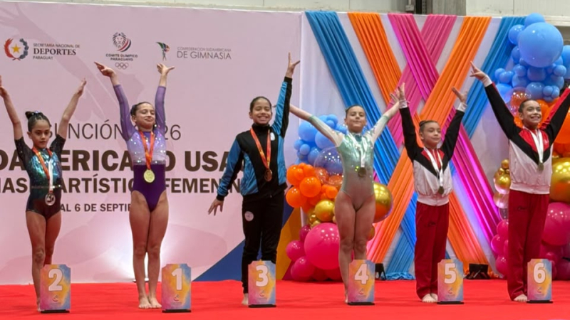 Destacada participación de gimnastas chaqueñas en Paraguay