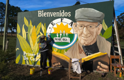 Desparramando saberes pintando Loreto