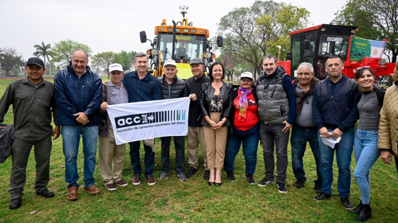 Zdero suma equipamiento para los consorcios de Tres Isletas
