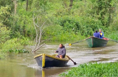 La crecida complicó los accesos a Isla Soto, Tres Bocas y Cinco Bocas