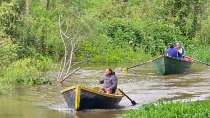 La crecida complicó los accesos a Isla Soto, Tres Bocas y Cinco Bocas