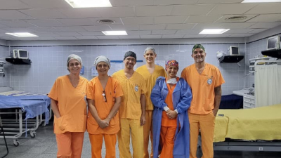 Importante reconstrucción facial pediátrica en el HAC