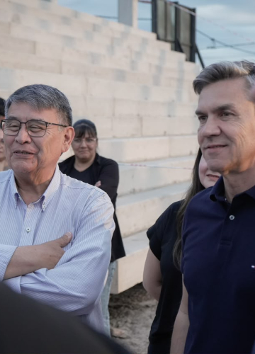 Leandro Zdero supervisó avance del  nuevo hospital de General Vedia