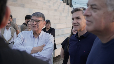 Leandro Zdero supervisó avance del nuevo hospital de General Vedia