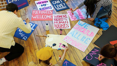 Artistas rumbo a Washington para la Marcha de las Mujeres