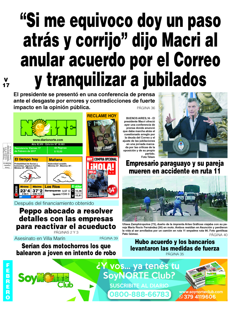 Edición del 17.02.17