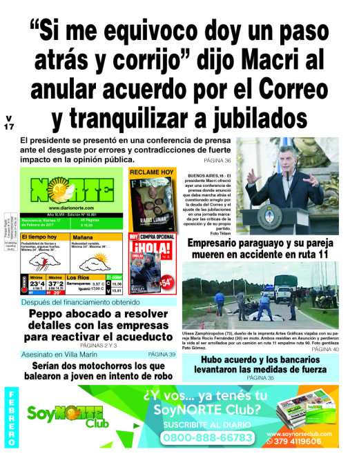 Edición del 17.02.17