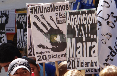 La desaparición de Maira entre los reclamos por el Día de la Mujer 