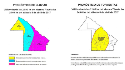 Se esperan tormentas fuertes y abundantes lluvias desde la madrugada para Chaco