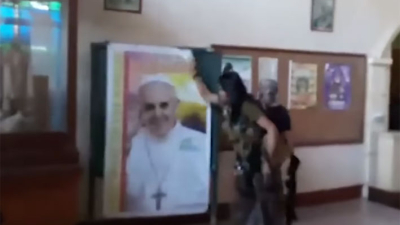 El Estado Islámico destruyó una iglesia católica en Filipinas