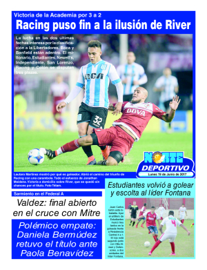 Racing puso fin a la ilusión de River