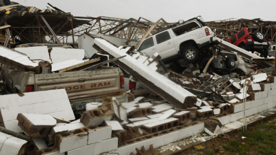 Destrucción y graves inundaciones al paso del huracán Harvey por Texas
