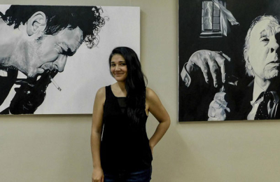 Cecilia, la artista con Asperger que superó el bullying y expone en Europa