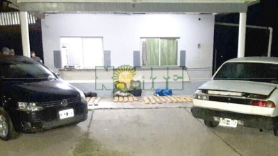 Incautaron 130 kilos de marihuana en Formosa y hay 4 detenidos