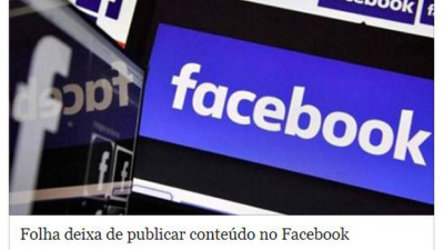 Folha de São Paulo deja de publicar en Facebook