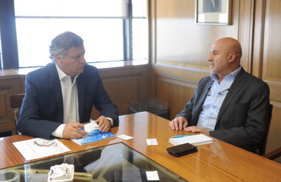 Rutas y obras de energía, prioridades planteadas por Peppo ante el BID