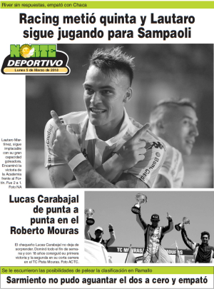 Racing metió quinta y Lautaro sigue jugando para Sampaoli