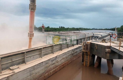 Soja y maíz de productores chaqueños, en barcazas desde Barranqueras a Rosario