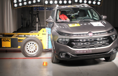 Buen desempeño de Fiat Toro en seguridad