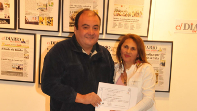 Reconocieron a Fabián Maldonado en el Día del Periodista
