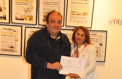 Reconocieron a Fabián Maldonado en el Día del Periodista