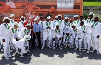 Estilo nigeriano: la original vestimenta de la selección que llegó a Rusia