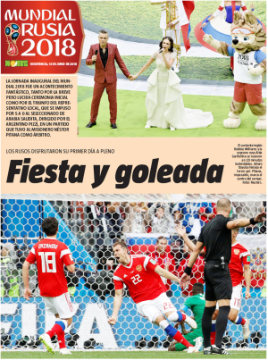 Fiesta y goleada