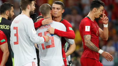 Cristiano Ronaldo salvó a Portugal ante España