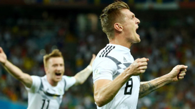 Con gol en el descuento Alemania venció a Suecia y mantiene la chance de clasificar