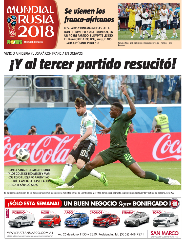 ¡Y al tercer partido resucitó!
