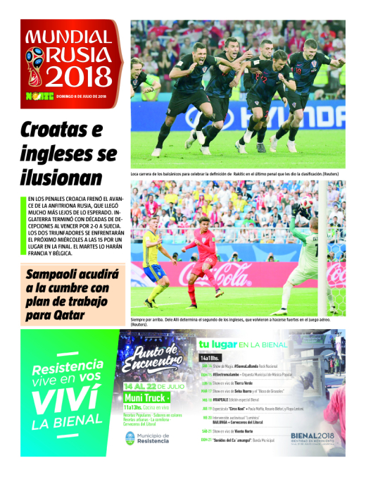 Croatas e ingleses se ilusionan