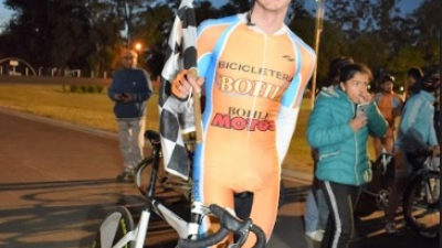 Triunfo del ciclista breñense Germán Trautner