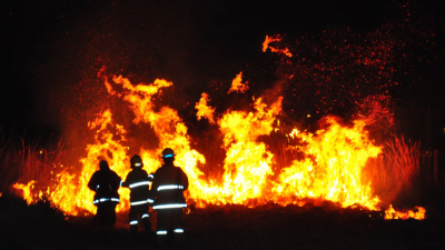 Bomberos de Margarita Belén evitaron que se incendie una vivienda