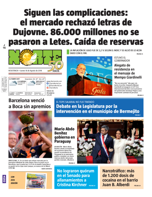 Edición del 16.08.18