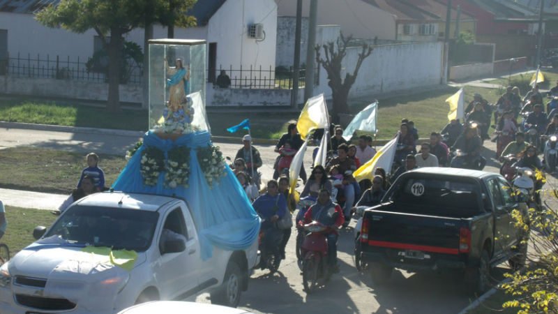 Católicos de Du Graty celebraron su fiesta patronal