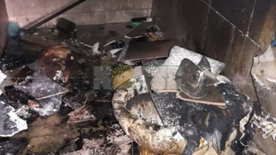 Margarita Belén: una mujer con quemaduras leves tras un incendio en una vivienda