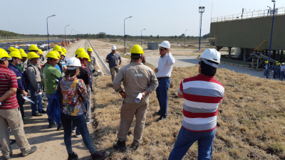 Agentes de Sameep operarán la nueva planta de líquidos efluentes