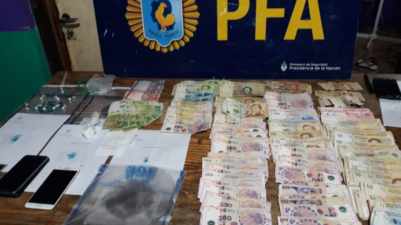 Desbaratan un kiosco narco en la zona norte