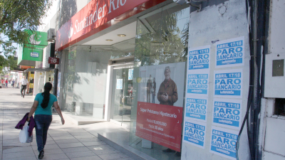 Confirman que por el paro de mañana tampoco habrá bancos abiertos