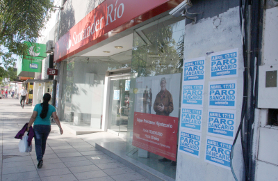 Confirman que por el paro de mañana tampoco habrá bancos abiertos