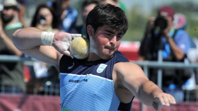 Juegos Olímpicos de la Juventud: medalla de oro en lanzamiento de bala para la Argentina