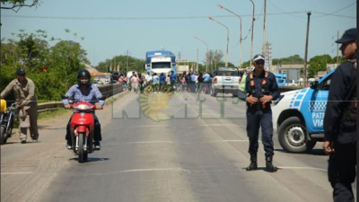 Atención conductores: corte de tránsito en la ruta 11, sobre el puente río Negro