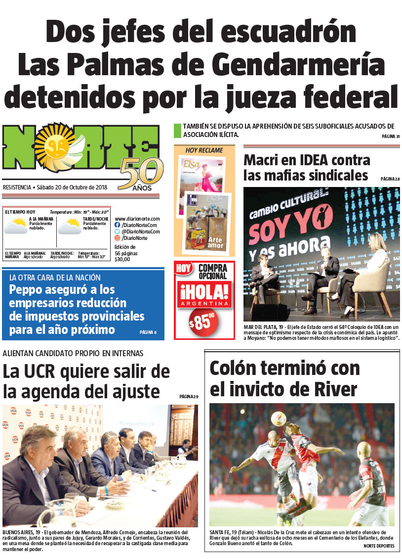 Edición del 20.10.18